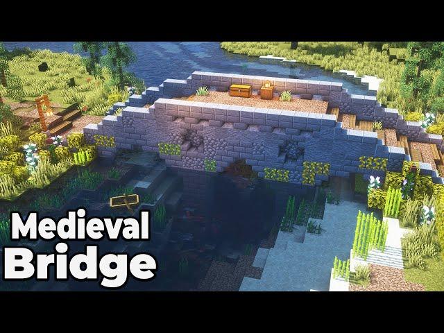 How to build an AWESOME Bridge in Minecraft 1.15 Survival World [SIMPLE Tutorial]