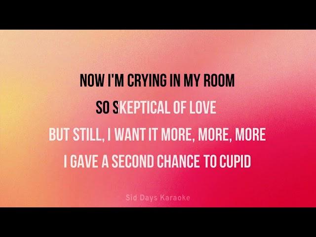 FIFTY FIFTY - Cupid (Twin Ver) - Official karaoke with backing vocals