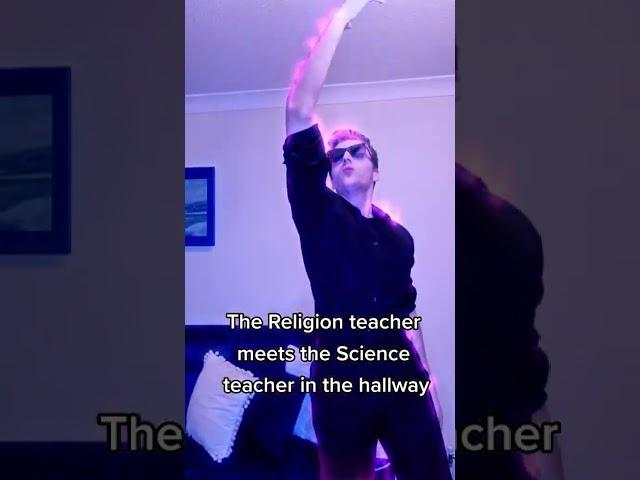 When the Religion and Science teachers cross paths  - NoSchoolSaturday