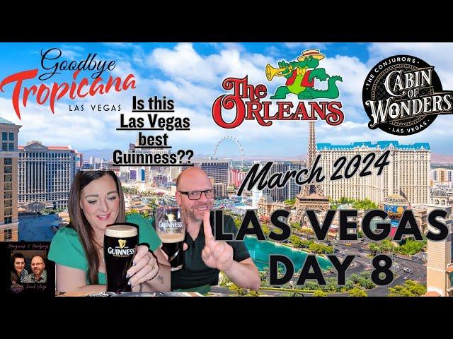 Las Vegas Vlog Easter 2024 Day 8 | Yardhouse | McMullan's | The Orleans | Closing of Tropicana