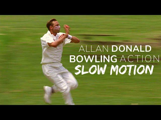 Allan Donald Bowling Action Slow-Motion