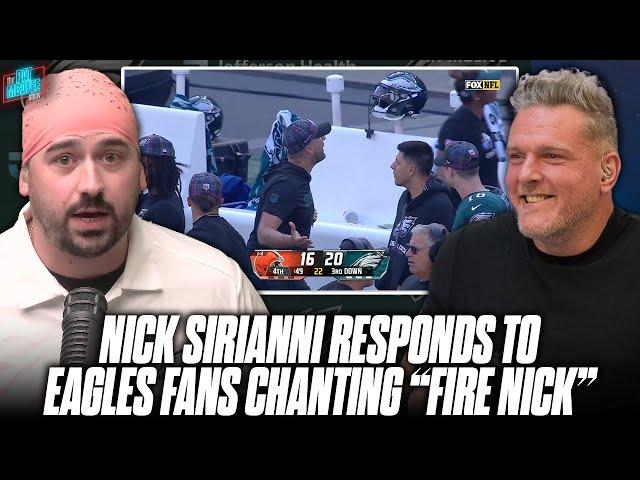 Nick Sirianni Responds To "Fire Nick Chants" & Hate From Eagles Fans On The Pat McAfee Show