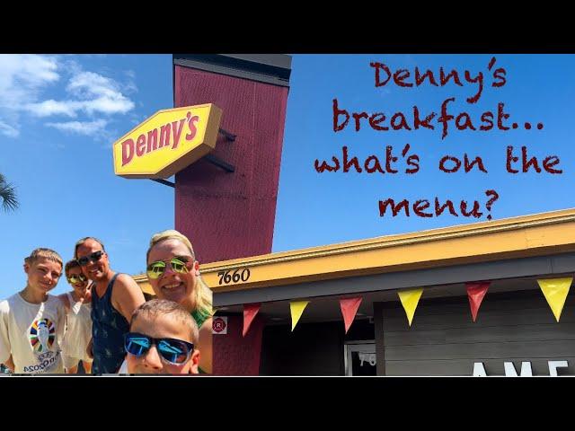 Let’s eat breakfast at Denny’s Orlando - International drive