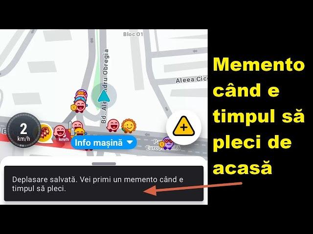 Maps și Waze te anunța când trebuie să pleci ca să ajungi la timp