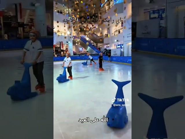 آي رايكم في أنس وهو يلعب في الزلاجه #الله علي العيد#anas sayed#عيد اضحي مبارك