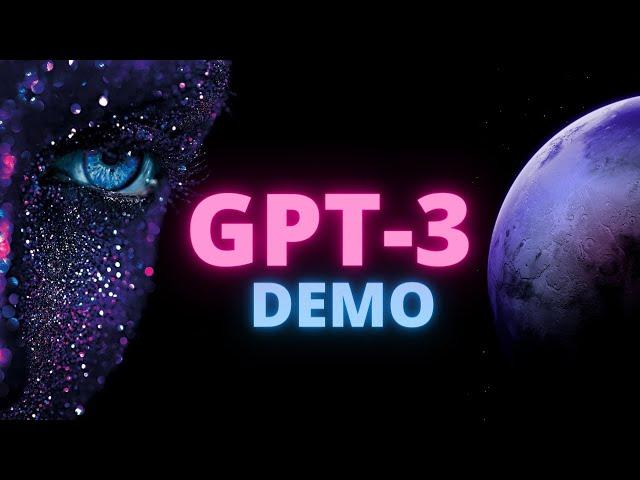 GPT 3 demo | Open AI | AI Basics