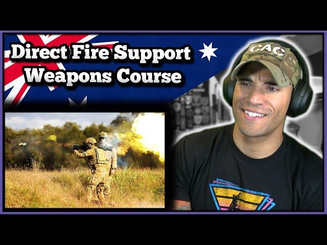 US Marine reacts to the Australian Army Weapons