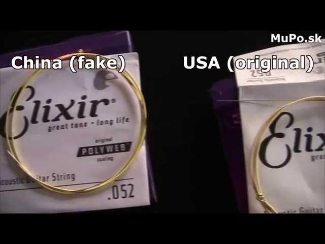 Elixir strings: Fake vs Original sound test