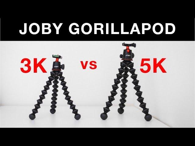 JOBY Gorillapod - 3K vs 5K Kit - COMPARISON