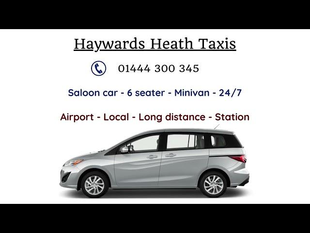 Haywards Heath Taxis  | Cheap fare taxis | 01444 300 345