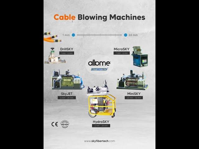 Fiber Optic Cable Blowing Machines Ftth Telecom