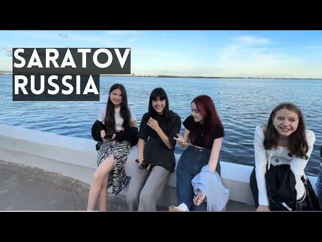 NOT Moscow! SARATOV, Russia! Another Great City on VOLGA River! LIVE