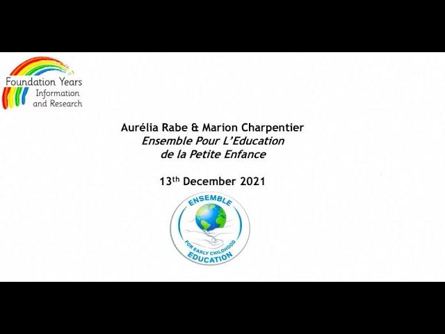 French & European programmes for the first 1000 days: Aurélia Rabe & Marion Charpentier, Eduensemble