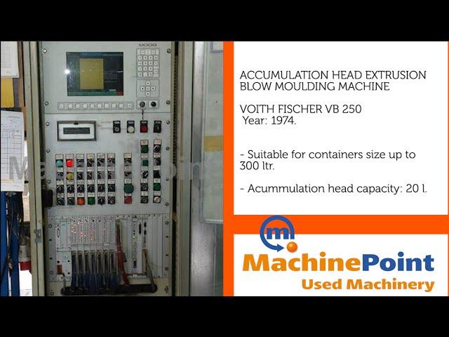 VOITH FISCHER VB 250 Used Accumulation Head Extrusion blow moulding Machines MachinePoint