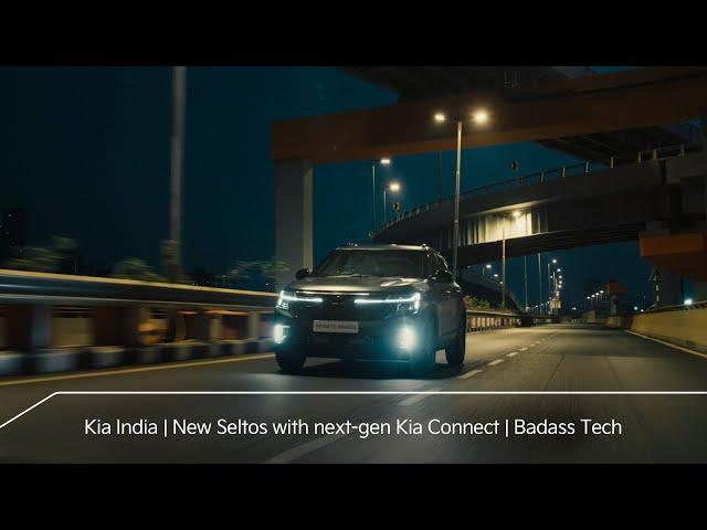 New Seltos with next-gen Kia Connect. Badass Tech.