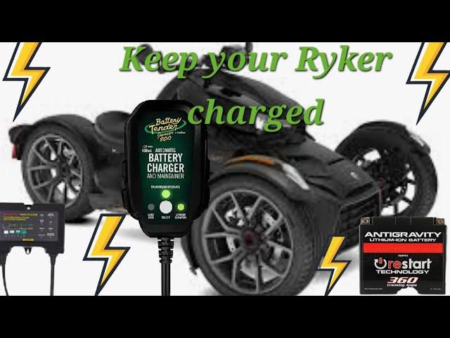 Can-Am Ryker|Spyder battery charging