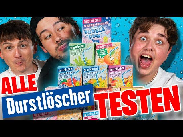 ALLE Durstlöscher Sorten testen | mit CrispyRob und Dima!