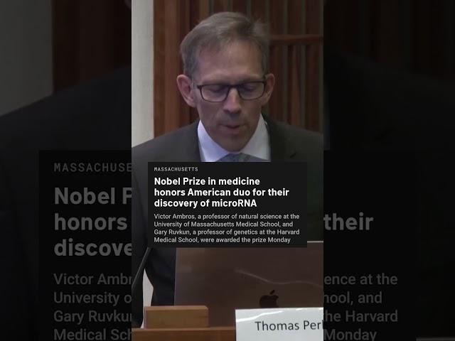 American professors win Nobel Prize in medicine for microRNA discovery