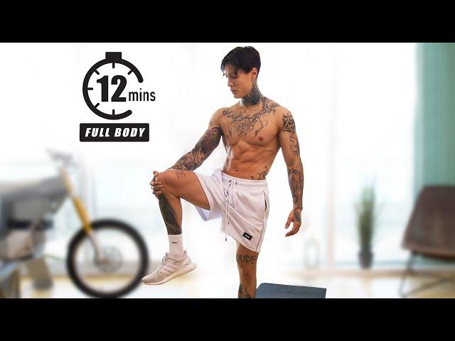 Complete 12 min Fat Burning Workout | Get Shredded