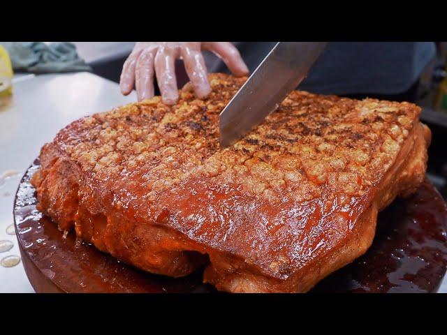 Tasty！Crispy Roast Pork Belly, Crispy Pork Skins Making / 酥脆爆皮！脆皮燒肉製作