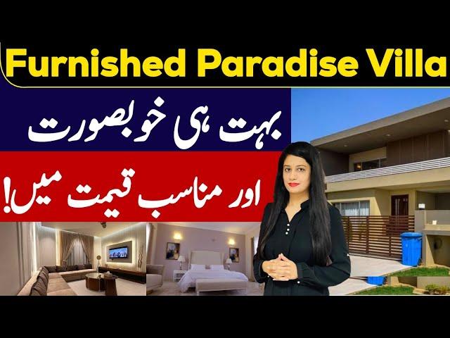 Furnished Villa Bahria Paradise | 500 Yards Villa Bahria Town Karachi | Precinct 51 500 Yards Villas