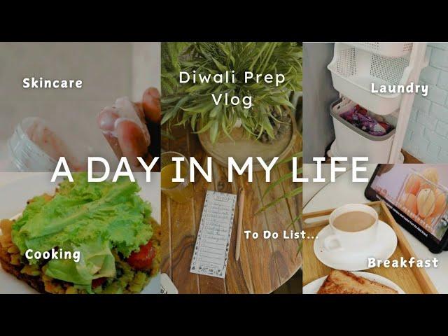 DIWALI PREP VLOG l Festive Decor l aesthetic Indian #vlog #diwali #aesthetic