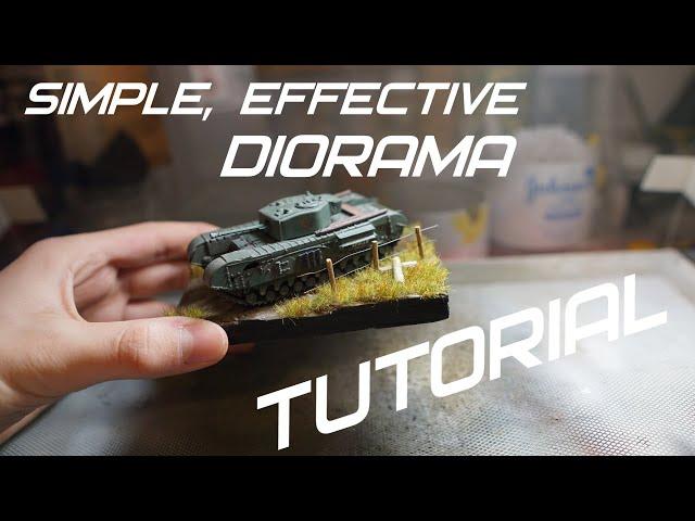 Simple yet Effective AFV Diorama | Tutorial