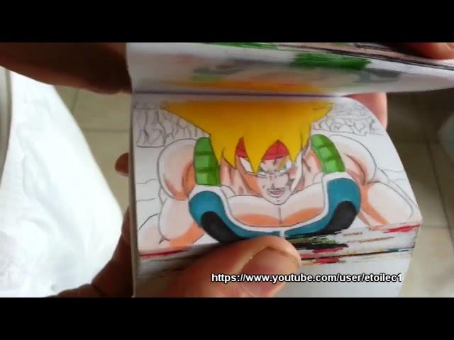 Bardock vs Frieza ( revenge) Dragon ball Z flipbook animation (original video)