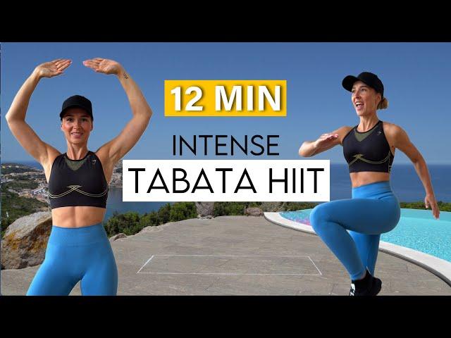 12 MIN TABATA HIIT Cardio workout, Full Body Home - No Repeat, No Equipment, Burn Calories