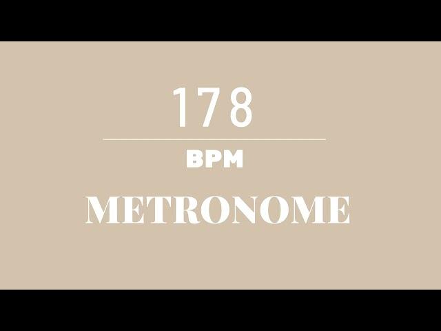 178 BPM Metronome