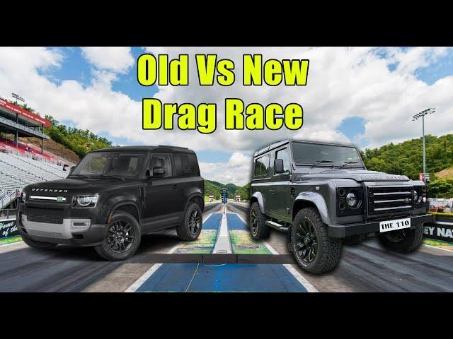 Land Rover Defender - OLD vs NEW Drag Race