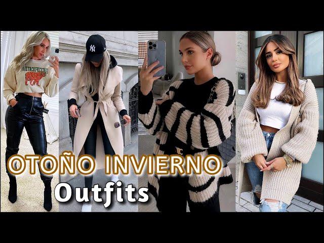 MODA OTOÑO INVIERNO LOOKS EN TENDENCIAS MODA MUJER 2024 | Ideas de Outfits otoño invierno