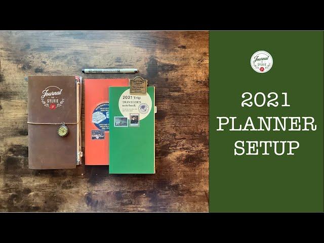 2021 PLANNER SETUP - TRAVELER'S NOTEBOOK | Journal De Sylvie