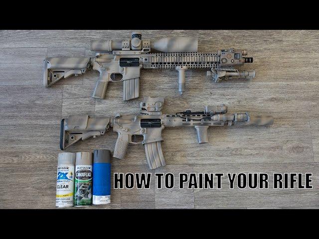 How To Paint Your Rifle, A Rattle Can Tutorial