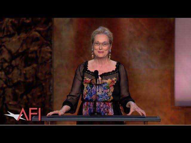 Meryl Streep salutes Jane Fonda at the 42nd AFI Life Achievement Award