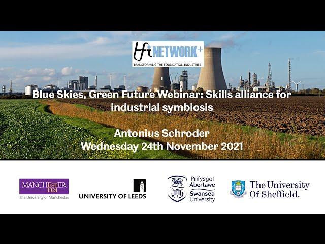 Skills Alliance for Industrial Symbiosis Webinar