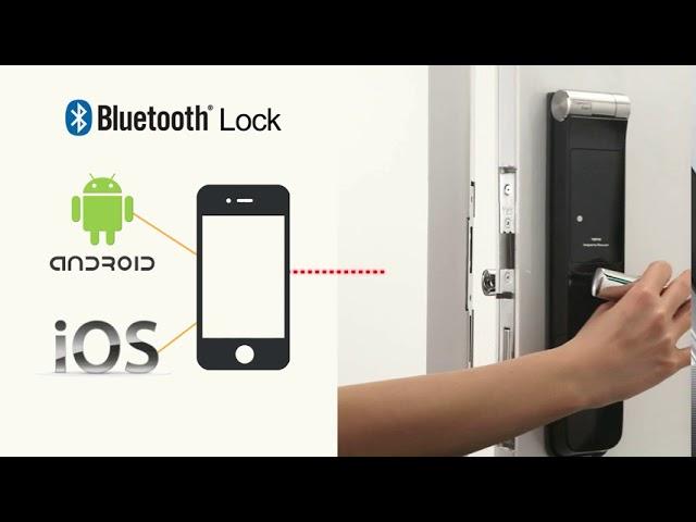 YMF 40 Smart Lock with Fingerprint, PIN, Mobile APP