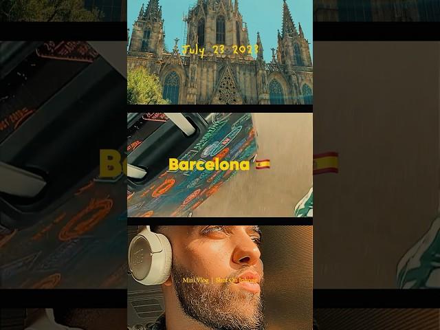 Barcelona in a blink! ️ Come explore with me! #minivlog #europetravel #shotoniphone #barcelona
