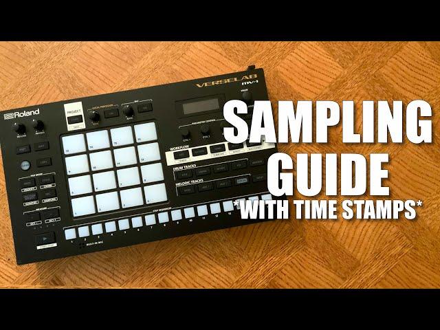 Roland MV-1 Verselab! Sample Chopping, Importing, & Time Stretch Tutorial