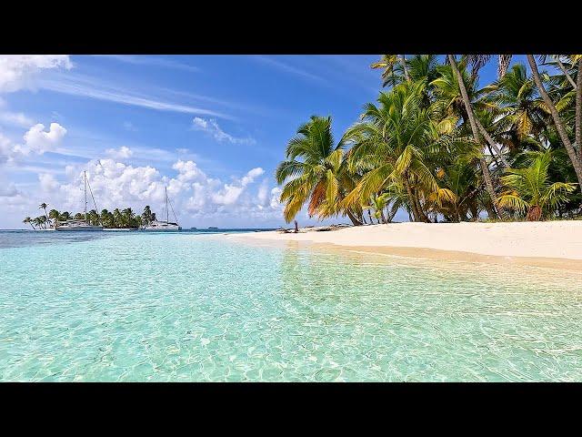 Ocean Ambience on a Tropical Island in Panama