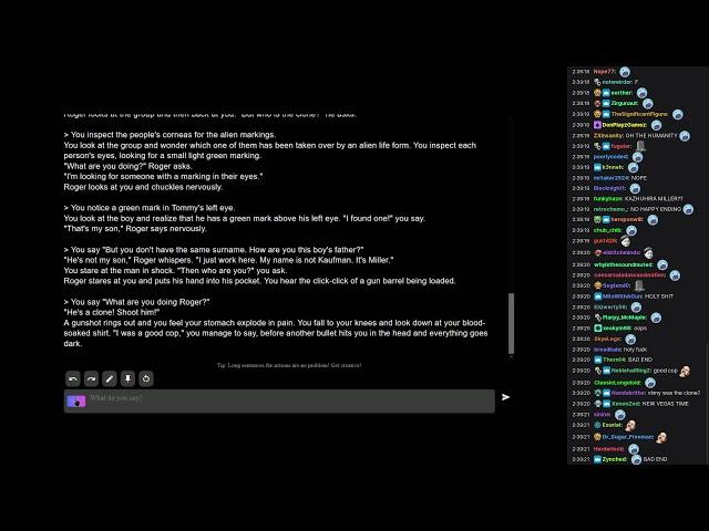 [Vinesauce] Vinny [Chat Replay] - AI Dungeon 2 (Part 7)