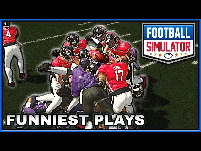 FUNNIEST Plays & Moments - FOOTBALL SIMULATOR Funny Clips