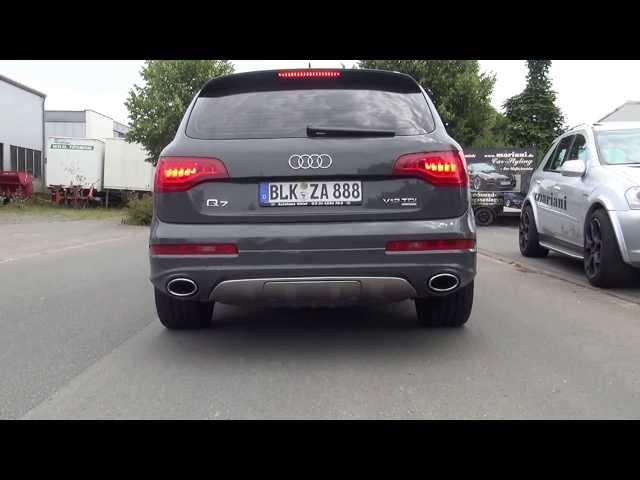 Sound! Audi Q7 V12 TDI Sportauspuff Sound by mariani Car-Styling