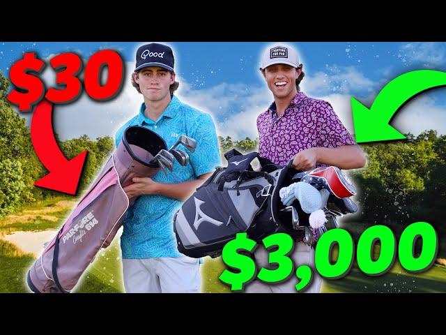 Playing a Golf Match - $30 Clubs VS $3000 Clubs