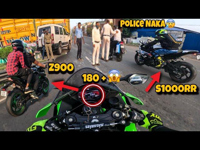 Ninja Zx10r vs BMWs1000rr vs Z900 crazy RideZx10r Ride 200Kmpl