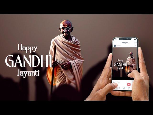 Happy Gandhi Jayanti Motion Graphics 2024  | No copyright  |  Royalty Free HD Reel