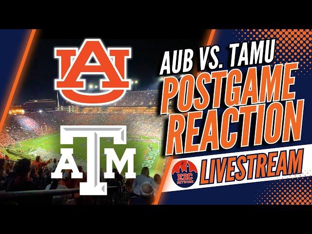 Football Postgame | Auburn vs. Texas A&M | Stats and Initial Reaction