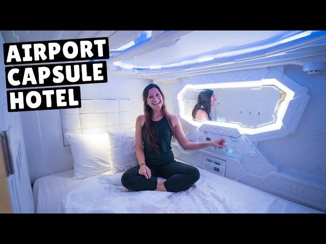 THAILAND CAPSULE HOTEL (sleeping in the Bangkok airport)