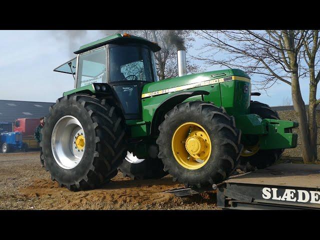 John Deere 4240S Going Full Throttle at Borris Pulling Arena | Fast Tire Speed | Tractor Pulling DK