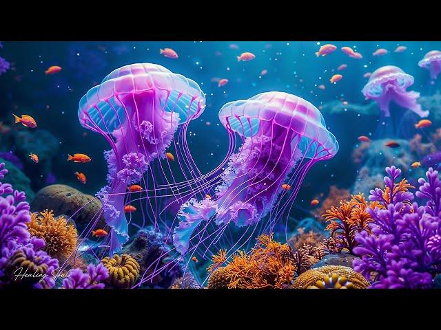 Relaxing Music Healing Stress, Anxiety and Depressive States, Underwater Ambience, Meditation Music